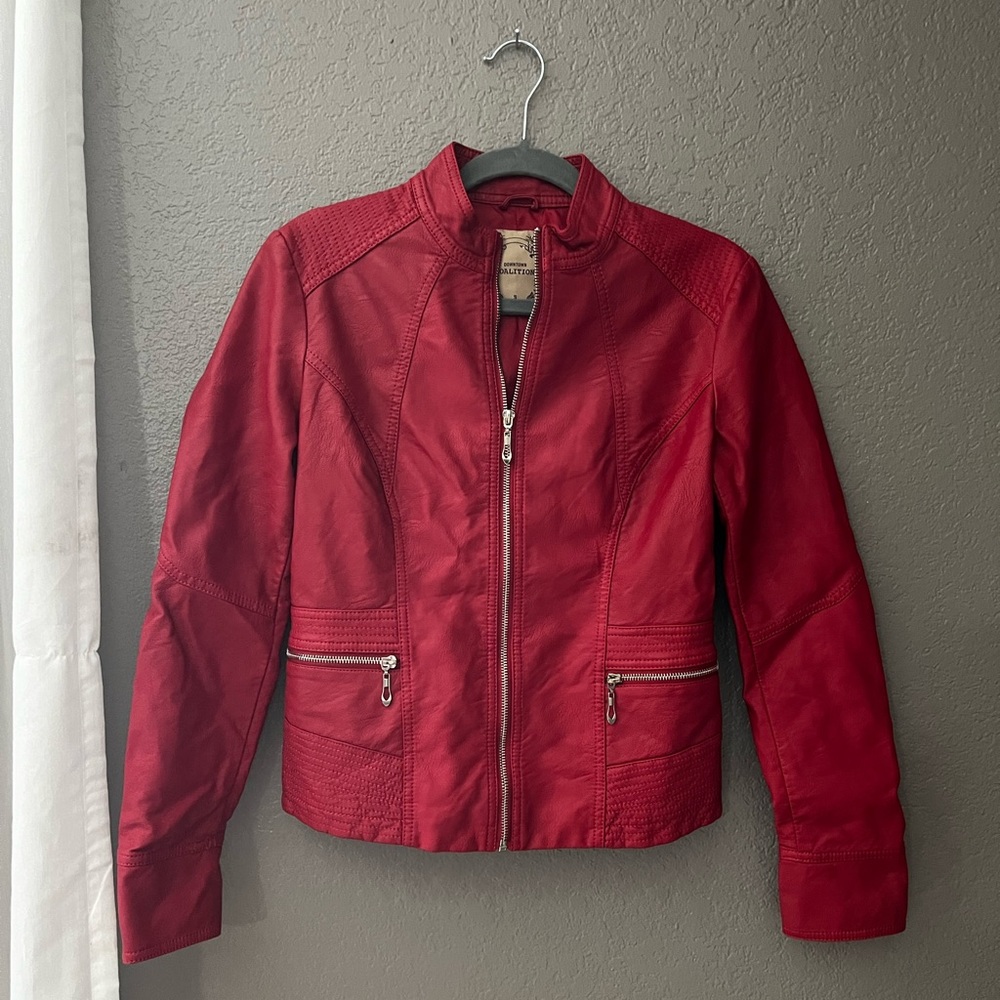 Downtown Coalition Vegan Leather Jacket
